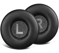 SOULWIT 70mm Protein Leather Earpads Replacement for Logitech Zone 300/Zone 301/Zone 305 Wireless Headphones, Ear Pads Cushions with Soft Protein Leather, Noise Isolation Foam - Black
