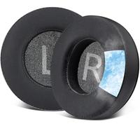 SOULWIT 80mm Cooling Gel Earpads Replacement for AKG Pro Audio K175 Headphones, Ear Pads Cushions with Ice Silk Fabric, Noise Isolation Foam - Black