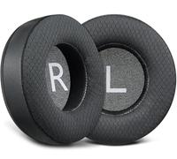 SOULWIT 90mm Mesh Fabric Earpads Replacement for Pioneer HDJ1000/HDJ1500/HDJ2000 Headphones, Ear Pads Cushions with Noise Isolation Foam - MF Black