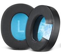 SOULWIT Cooling Earpads for Skullcandy PLYR/SLYR/SLYR Pro Gaming Headset, Replacement Ear Pads Cushions with Ice Silk Fabric and High-Density Memory Foam - Black