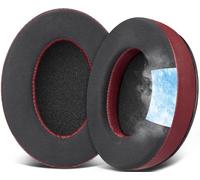 SOULWIT Cooling Gel Earpads for HyperX Cloud 2/3/1/Alpha/Flight/Stinger/Stinger2/Core/Pro, CloudX Stinger/Flight Series Headset - Burgundy