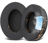 SOULWIT Cooling Gel Earpads for HyperX Cloud 2/3/1/Alpha/Flight/Stinger/Stinger2/Core/Pro, CloudX Stinger/Flight Series Headset - Black Gold