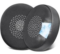 SOULWIT Cooling Gel Earpads Replacement for Jabra Evolve2 75 PC Wireless Headset (Do Not fit Evolve 75), Ear Pads Cushions with Ice Silk Fabric, Noise Isolation Foam - Black