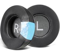 SOULWIT Cooling-Gel Earpads Replacement for MAONO AU-MH501, AU-MH601 Headphones, Ear Pads Cushions with Ice Silk Fabric, Noise Isolation Foam - Black
