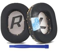 SOULWIT Cooling Gel Earpads Replacement for Plantronics BackBeat Pro 2, Voyager 8200 UC Headphones, Ear Pads Cushions with High-Density Noise Isolation Foam (Black Gold)