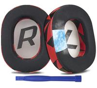 SOULWIT Cooling Gel Earpads Replacement for Plantronics BackBeat Pro 2, Voyager 8200 UC Headphones, Ear Pads Cushions with High-Density Noise Isolation Foam (Red Storm)