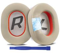 SOULWIT Cooling Gel Earpads Replacement for Plantronics BackBeat Pro 2, Voyager 8200 UC Headphones, Ear Pads Cushions with High-Density Noise Isolation Foam (Gold)