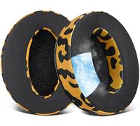 SOULWIT Cooling Gel Earpads Replacement for Sennheiser HD 4.50BT/HD 4.50BTNC/HD4.50SE/HD4.40BT/HD4.30G/HD4.20S/HD458BT/HD 450/HD450BT/HD400S/HD350BT/Adapt 360(MB 360 UC)/Adapt 361 - Tiger Stripes