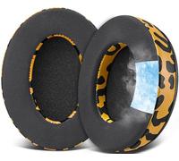 SOULWIT Cooling Gel Replacement Earpads Cushions for HyperX Cloud 1/2/3/Pro/Core/Alpha/Alpha S/Alpha Pro/Flight/Flight S/Stinger/Stinger S, CloudX Stinger/Stinger Core/Flight Headset - Tiger Stripes