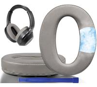 SOULWIT Cooling Gel Replacement Earpads Cushions for Sony WH-1000XM2 (WH1000XM2) & MDR-1000X (MDR1000X) Headphones, Ear Pads with Noise Isolation Foam, Added Thickness (Gold)