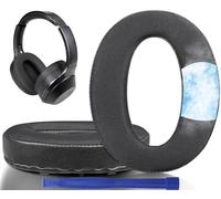 SOULWIT Cooling Gel Replacement Earpads Cushions for Sony WH-1000XM2 (WH1000XM2) & MDR-1000X (MDR1000X) Headphones, Ear Pads with Noise Isolation Foam, Added Thickness (Black)