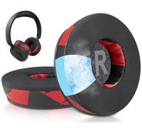 SOULWIT Cooling-Gel Replacement Earpads for Anker Soundcore H30i Wireless On-Ear Headphones, Ear Pads Cushions with Noise Isolation Foam - Red Storm