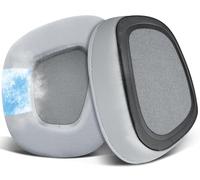 SOULWIT Cooling-Gel Replacement Earpads for Corsair Void/Void v2/Void Pro/Void Elite/Surround Wired & Wireless RGB USB Gaming Headsets, Ear Pads Cushions with Ice Silk Fabric - Grey