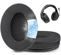 SOULWIT Cooling-Gel Replacement Earpads for HyperX Cloud Stinger Core Wireless/Cloud Stinger Core 7.1 Gaming Headsets, Ear Pads Cushions with High-Density Memory Foam - Black