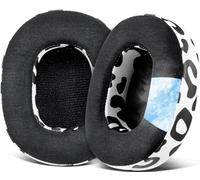 SOULWIT Cooling-Gel Replacement Earpads for Skullcandy Hesh 3/ANC/Evo & Crusher Wireless/540/ANC/Evo & Venue ANC Over-Ear Headphones, Ear Pads Cushions with Ice Silk Fabric - Snow Leopard