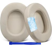 SOULWIT Cooling-Gel Replacement Earpads for Sony WH-1000XM5 (WH1000XM5) Noise Canceling Headphones, Ear Pads Cushions with High-Density Noise Isolation Foam, Added Thickness - Silver