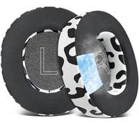 SOULWIT Cooling-Gel Replacement Earpads for Steelseries Arctis Nova Pro Wired, Nova 1/1X/1P/3/3P/3X/4/4P/4X/5/5P/5X/7/7X/7P Headphones, Ear Pads Cushions with Noise Isolation Foam - Snow Leopard