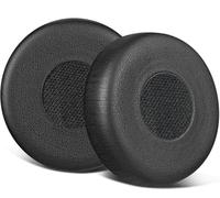 SOULWIT Ear Cushions for Jabra Evolve 65/20/30/40 - Black | Not fit Evolve2 (65/40), Earpads for Evolve (65UC/65MS),(20SE/20UC/20MS),(30US/30II),(40UC/40MS) On-ear Headphones