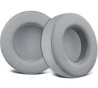 SOULWIT Ear Pads Replacement for Corsair Virtuoso RGB Wireless XT SE Gaming Headset, Earpads Cushions with Mesh Fabric, High-Density Noise Isolation Foam, Added Thickness - Grey