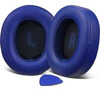 SOULWIT Earpads Cushions Replacement for JBL E55BT Over-Ear Wireless Headphones, Ear Pads with Softer Protein Leather-Blue