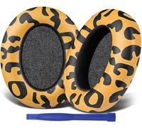 SOULWIT Earpads Cushions Replacement for Sony WH-XB910 XB910N Extra Bass Noise Cancelling Headphones, for Sony WHXB910N Headset, Ear Pads with Soft Protein Leather, Noise Isolation Foam - TigerStripes