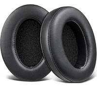 SOULWIT Earpads for ATH M50X/M40X, HyperX Cloud 2/3/Alpha, MDR-7506, Arctis 7/9/5/Nova 7/Pro Wired, G Pro X, Sennheiser HD280, Razer Kaira/Barracuda/Kraken Series, Turtle Beach Stealth - Black