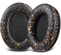 SOULWIT Earpads for HyperX Cloud 2/3/1/Flight/Stinger/Stinger2/Core/Pro, CloudX Stinger/Flight Series Headset - Black Gold