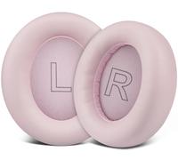 SOULWIT Earpads Replacement for Anker Soundcore Life Q30/Q35 Headphones, Ear Pads Cushions with Softer Protein Leather, Noise Isolation Foam - Pink