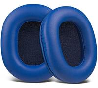 SOULWIT Earpads Replacement for Audio Technica ATH M50X M50XBT M50RD M40X M30X M20X MSR7 SX1 Monitor Headphones, Ear Pads Cushions with Softer Protein Leather, High-Density Foam - Blue