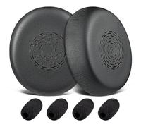 SOULWIT Earpads Replacement for Jabra Engage 50 II/Engage 40 Wired Headsets, Ear Pads Cushions with Soft Protein Leather and High-Density Memory Foam - Black