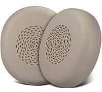 SOULWIT Earpads Replacement for Jabra Evolve2 75 PC Wireless Headset(Do Not fit Evolve 75), Ear Pads Cushions with Softer Protein Leather, Noise Isolation Foam - Gold