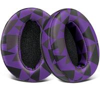 SOULWIT Earpads Replacement for Sennheiser HD 4.50BT/HD 4.50BTNC/HD4.50SE/HD4.40BT/HD4.30G/HD4.20S/HD458BT/HD 450/HD450BT/HD400S/HD350BT/Adapt 360(MB 360 UC)/Adapt 361 - Purple Black