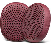 SOULWIT Earpads Replacement for Skullcandy Riff, Riff2 Wired/Wireless On-Ear Headphones, Ear Pads Cushions with Softer Leather, Noise Isolation Foam (Red)