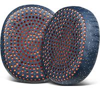 SOULWIT Earpads Replacement for Skullcandy Riff, Riff2 Wired/Wireless On-Ear Headphones, Ear Pads Cushions with Softer Leather, Noise Isolation Foam (Blue)