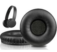 SOULWIT Earpads Replacement for Sony MDR-XB450 (MDRXB450)/XB450AP/XB550 Headphones, Ear Pads Cushions with High-Density Noise Isolation Foam - XB450 PL Black