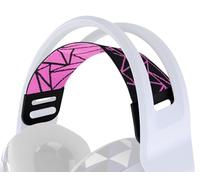 SOULWIT Flexible Fabric Replacement Headband for Logitech G733/G535/G335 Gaming Headset, Headphones Replacement Band, Headstrap Head Cushion Pad Repair Part - Pink Line
