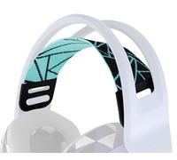 SOULWIT Flexible Fabric Replacement Headband for Logitech G733/G535/G335 Gaming Headset, Headphones Replacement Band, Headstrap Head Cushion Pad Repair Part - Green Line