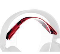 SOULWIT Flexible Fabric Replacement Headband for SteelSeries Arctis 3/Arctis 5 Gaming Headset, Headphones Replacement Band, Headstrap Head Cushion Pad Repair Part - Red Storm
