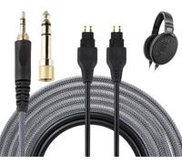 SOULWIT Headphone Replacement Cable for Sennheiser HD660S/HD660S2/HD650/HD600/HD580/HD58X/HD565/HD545/HD535/HD525/HD265, Extension Cord(6N OCC Copper) with 3.5mm Plug, 6.35mm Adapter-Braided(2m/6.6ft)