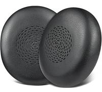 SOULWIT Lambskin Ear Cushions for Jabra Evolve2 75 - Black