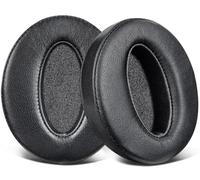 SOULWIT Lambskin Earpads Replacement for Sennheiser HD 4.50BT/HD 4.50BTNC/HD4.50SE/HD4.40BT/HD4.30G/HD4.20S/HD458BT/HD 450/HD450BT/HD400S/HD350BT/Adapt 360(MB 360 UC)/Adapt 361 - Black