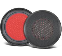 SOULWIT Lambskin Replacement Earpads Cover for Plantronics Voyager Focus UC B825/1&2 UC, Voyager 4210/4220, Cushions Ear Pads for Poly BlackWire 5200/C5200/5210/C5210/C5220/7225, Backbeat Sense-Black