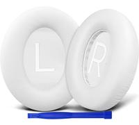 SOULWIT Lambskin Replacement Earpads for Bose 700 (NC700) Wireless Headphones, Ear Pads Cushions with High-Density Noise Cancelling Foam, Added Thickness - White