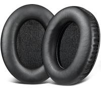 SOULWIT Lambskin Replacement Earpads for HyperX Cloud 1/2/3/Pro/Core/Flight/Flight S/Stinger/Stinger S, CloudX Stinger/Stinger Core/Flight Headset - Black