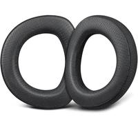 SOULWIT Lambskin Replacement Earpads for Sennheiser HD800/HD800S HD 800 Headphones. Ear Pads Cushions with Durable Mesh Fabric, Noise Isolation Memory Foam - Black