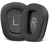 SOULWIT Mesh Earpads for Logitech G935/G933/G930/G432/G35 - Black | for G35/G930/G933/G935/G633/G635/G533/G430/G431/G432/G433/G332/G230/G231/G233 Headphones