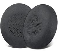 SOULWIT Micro Suede Earpads Replacement for Jabra Evolve2 65 (Evolve 2 65MS 65UC MS UC)/Evolve2 40 (40UC 40MS USB)/Elite 45h On-Ear Wireless Headsets - Black
