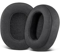 SOULWIT Micro Suede Replacement Earpads for Skullcandy Hesh 3/ANC/Evo & Crusher Wireless/540/ANC/Evo & Venue ANC Over-Ear Headphones, Ear Pads Cushions with Noise Isolation Foam - Black