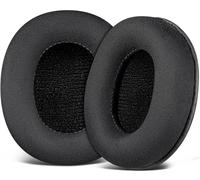 SOULWIT Micro Suede Replacement Earpads for Sony MDR-7506 MDR-V6 MDR-V7 MDR-CD900ST Monitor Headphones, Ear Pads Cushions with High-Density Foam - Black