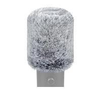 SOULWIT Microphone Furry Windscreen for Razer Seiren X, Wind Muff Pop Filter Mic Cover - Gray